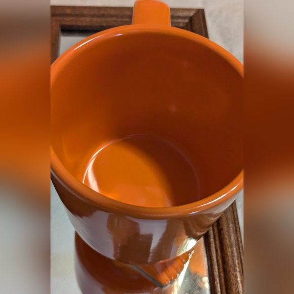 Dylan Kendall Ceramic Footed Mug  | Orange 🧡🍊 - Picture 6 of 9